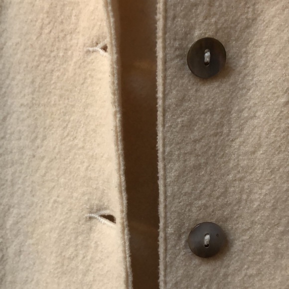 Geiger of Austria Cream Women’s Boiled Wool Blazer Sz. S - Picture 4 of 15